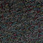 Close-up view of colorful programming code on a screen, ideal for tech and development themes.