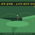골프 경사면 샷 완벽 공략법 - 오르막 내리막 라이별 실전 가이드