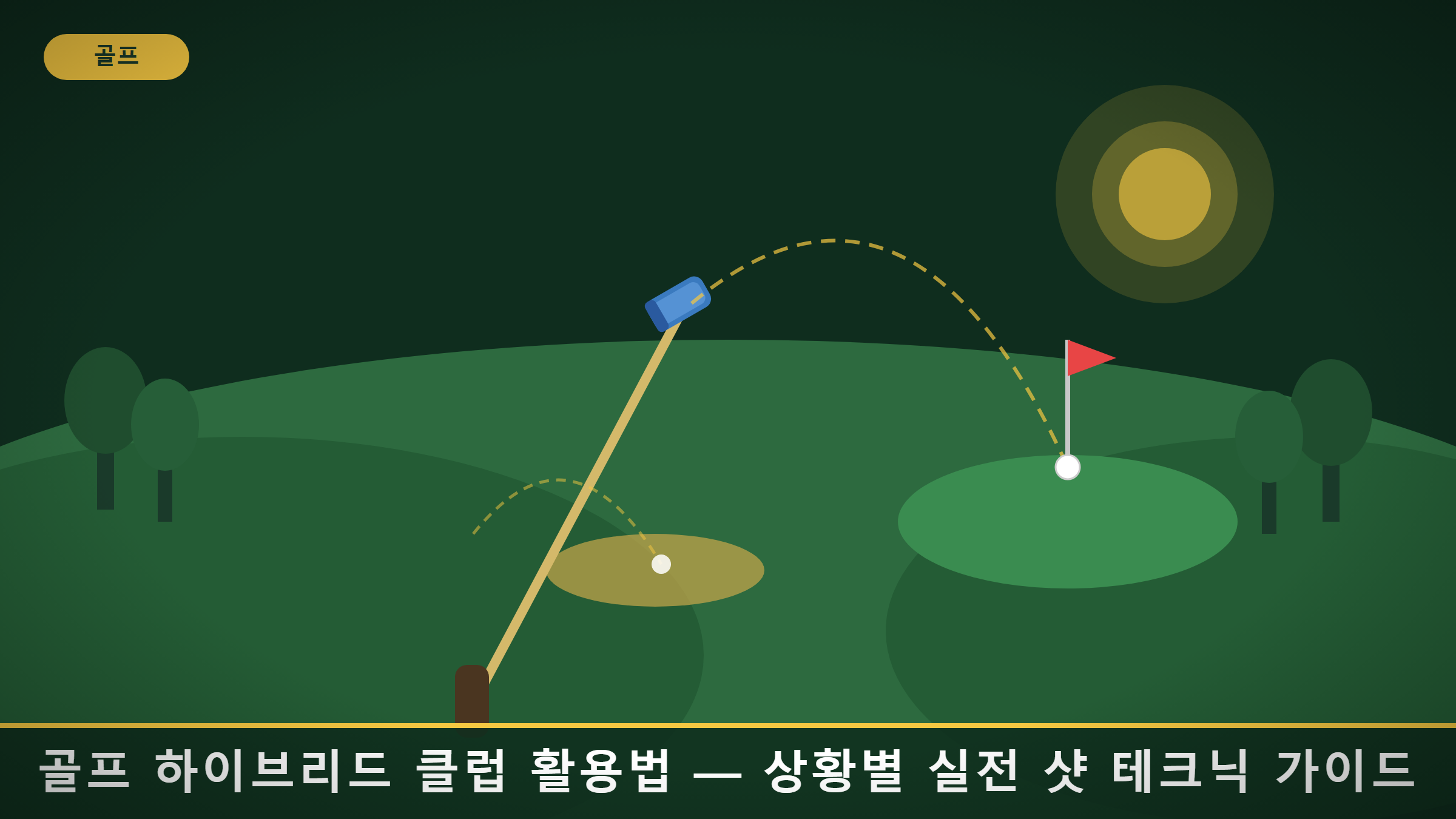 골프 하이브리드 클럽 활용법 - 상황별 실전 샷 테크닉 가이드