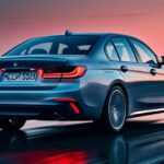 BMW F30 320i 후미등 LED 점등 모습