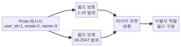 Protocol Buffers 필드 번호 와이어 인코딩 구조 - 버전 관리