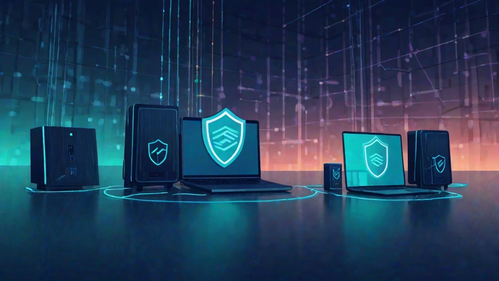 Zero Trust Access로 보호된 홈 네트워크 일러스트