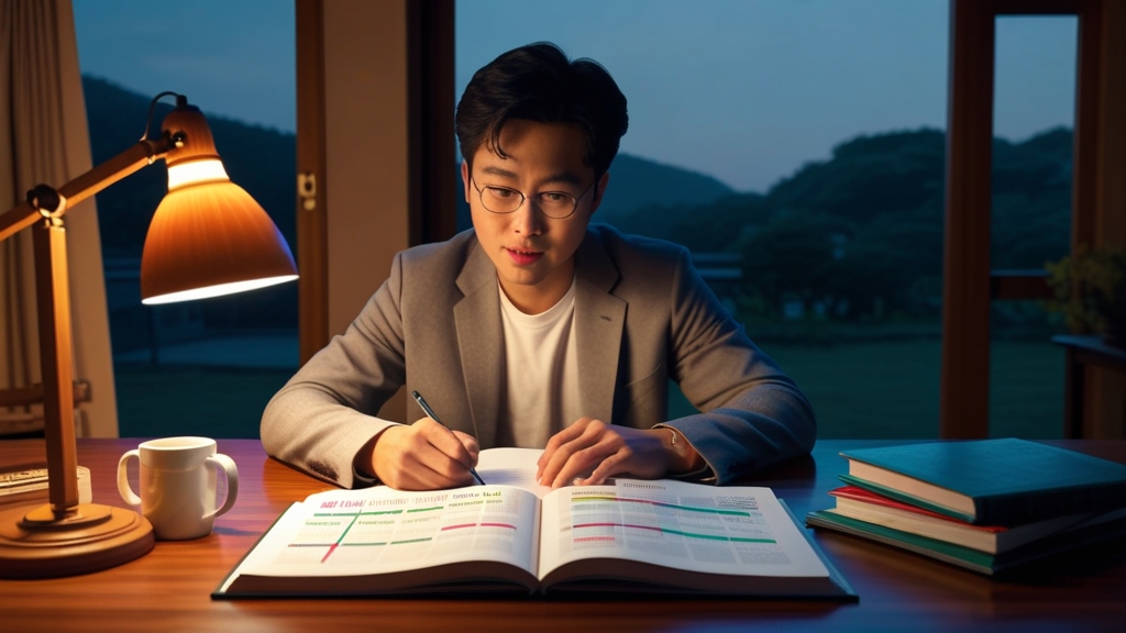 한국체육사 시대별 흐름 공부하는 모습