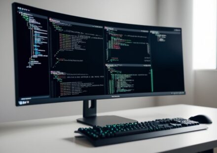 tmux 멀티플렉서가 실행된 터미널 화면